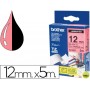 CINTA BROTHER TZ-B31 LAMINADA NARANJA/FLUORESCENTE-NEGRO 12 MM X 5MTS