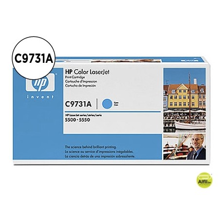 TONER HP LASERJET COLOR 5500 CIAN (12.000PAG)