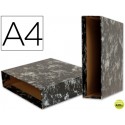 CAJA ARCHIVADOR LIDERPAPEL CLASSIC BLUE A4 NEGRA