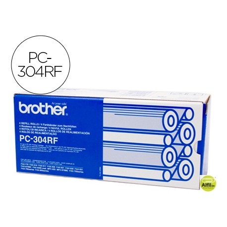 REPUESTO FAX PC-304RF BROTHER RECAMBIO 4 BOBINAS