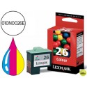 INK-JET LEXMARK COLOR JP Z13 Z23 Z33 Z25 Z517 Z600 Z601 Z615Z650 I3 MF X74 X75 X110 11X0 P3120 NEGRO
