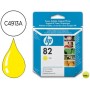 INK-JET HP DESIGNJET 500/800 PRINTER SERIES N.82 AMARILLO