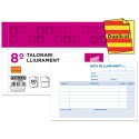 TALONARIO LIDERPAPEL ENTREGAS 8Ì ORIGINAL Y COPIA T228 TEXTO EN CATALAN