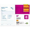 TALONARIO LIDERPAPEL AUSENTES 8Ì ORIGINAL T103 TEXTO EN CATALAN