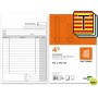 TALONARIO LIDERPAPEL FACTURAS CUARTO ORIGINAL Y 2 COPIAS T316 CON I.V.A. TEXTO EN CATALAN