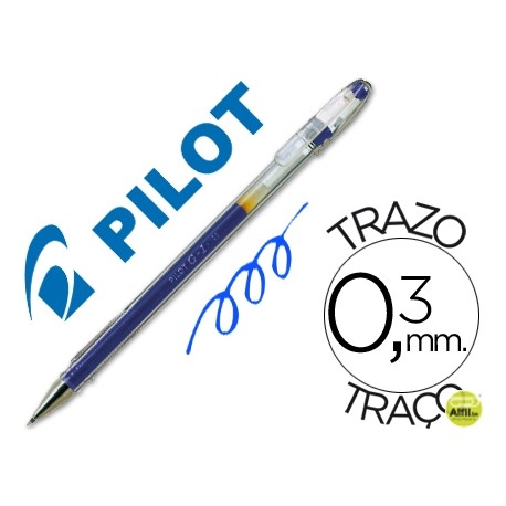 BOLIGRAFO PILOT G-1 AZUL TINTA GEL