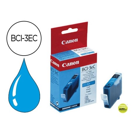 INK-JET CANON BCI-3EC ORIG BJC3000 6X00 S400 450 500 520 530D 600 630 750 4500 6300 MP780 750 MPC400
