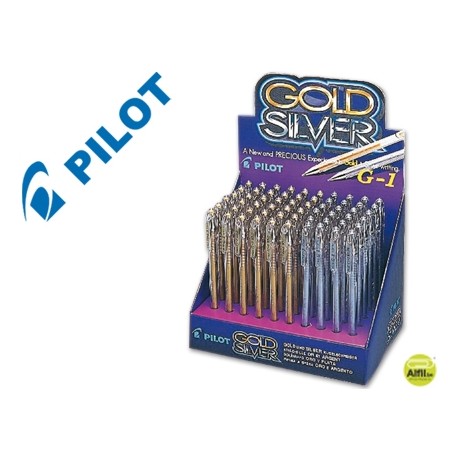 BOLIGRAFO PILOT G-1 ORO PLATA