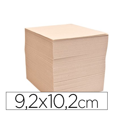 TACO LIDERPAPEL RECICLADO 92 X 102 MM CREMA