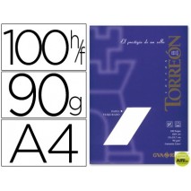 PAPEL TORREON BLANCO CREMA A4 90 GRS. PAQUETE DE 100