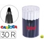 ROTULADOR CARIOCA JUMBO C-30 NEGRO PUNTA GRUESA -BOTE DE 30 UNIDADES