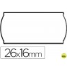 ETIQUETAS METO ONDULADAS 26 X 16 MM LISA REMOVIBLE BL. -ROLLO 1200 ETIQUETAS