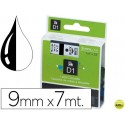 CINTA DYMO 1000 9 MM. -NEGRO-BLANCO D1