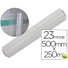 FILM EXTENSIBLE MANUAL BOBINA -ANCHO 500 MM. -LARGO 250 MT ESPESOR 23 MICRAS TRANSPARENTE