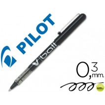 ROTULADOR PILOT ROLLER V-BALL NEGRO 0.5 MM