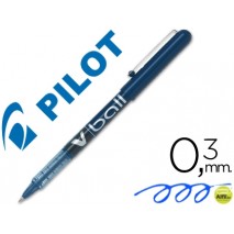 ROTULADOR PILOT ROLLER V-BALL AZUL 0.5 MM