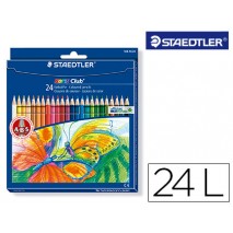 LAPICES DE COLORES STAEDTLER 24 COLORES EN CAJA DE CARTON