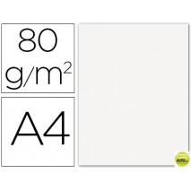 PAPEL COLOR LIDERPAPEL DIN-A4 80 GRAMOS BLANCO PAQUETE DE 15 HOJAS