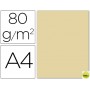 PAPEL COLOR LIDERPAPEL DIN-A4 80 GRAMOS CREMA PAQUETE DE 15 HOJAS