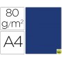 PAPEL COLOR LIDERPAPEL DIN-A4 80 GRAMOS AZUL OSCURO PAQUETE DE 15 HOJAS