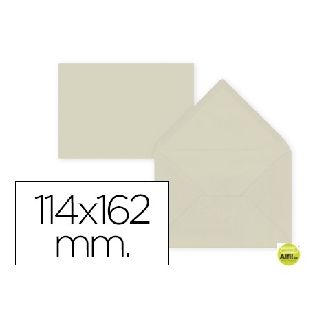 SOBRE LIDERPAPEL C6 BLANCO 114X162 MM 80GR