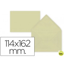 SOBRE LIDERPAPEL C6 CREMA 114X162 MM 80GR