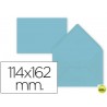 SOBRE LIDERPAPEL C6 AZUL CELESTE 114X162 MM 80GR