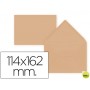 SOBRE LIDERPAPEL C6 NARANJA 114X162 MM 80GR