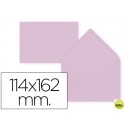 SOBRE LIDERPAPEL C6 ROSA PALIDO 114X162 MM 80GR