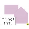 SOBRE LIDERPAPEL C6 ROSA PALIDO 114X162 MM 80GR