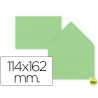SOBRE LIDERPAPEL C6 VERDE 114X162 MM 80GR