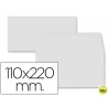 SOBRE LIDERPAPEL AMERICANO BLANCO 110X220 MM 80 GR PACK DE 9 UNIDADES