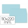 SOBRE LIDERPAPEL AMERICANO AZUL CELESTE 110X220 MM 80 GR