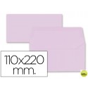 SOBRE LIDERPAPEL AMERICANO ROSA PALIDO 110X220 MM 80 GR