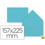 SOBRE LIDERPAPEL C5-EA5 AZUL CELESTE 157X225MM 80 GR PACK DE 9 UNIDADES