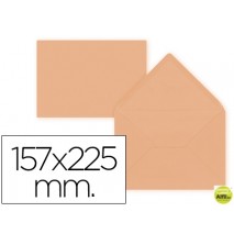 SOBRE LIDERPAPEL C5-EA5 NARANJA 157X225MM 80 GR PACK 9 UNIDADES