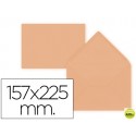 SOBRE LIDERPAPEL C5-EA5 NARANJA 157X225MM 80 GR PACK 9 UNIDADES