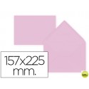 SOBRE LIDERPAPEL C5-EA5 ROSA PALIDO 157X225MM 80 GR PACK DE 9 UNIDADES
