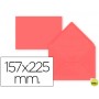 SOBRE LIDERPAPEL C5-EA5 ROJO 157X225MM 80 GR PACK DE 9 UNIDADES