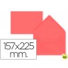 SOBRE LIDERPAPEL C5-EA5 ROJO 157X225MM 80 GR PACK DE 9 UNIDADES