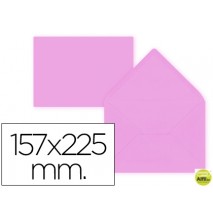 SOBRE LIDERPAPEL C5-EA5 LILA 157X225MM 80 GR PACK DE 9 UNIDADES