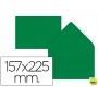 SOBRE LIDERPAPEL C5-EA5 VERDE ACEBO 157X225MM 80 GR PACK DE 9 UNIDADES