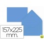 SOBRE LIDERPAPEL C5-EA5 AZUL OSCURO 157X225MM 80 GR PACK DE 9 UNIDADES