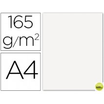 PAPEL COLOR LIDERPAPEL DIN-A4 165 GRAMOS BLANCO PAQUETE DE 9 HOJAS
