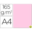 PAPEL COLOR LIDERPAPEL DIN-A4 165 GRAMOS ROSA PASTEL PAQUETE DE 9 HOJAS