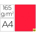 PAPEL COLOR LIDERPAPEL DIN-A4 165 GRAMOS ROJO PAQUETE DE 9 HOJAS