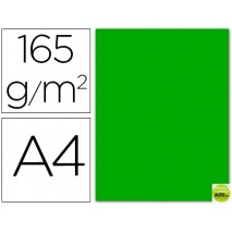 PAPEL COLOR LIDERPAPEL DIN-A4 165 GRAMOS VERDE PAQUETE DE 9 HOJAS