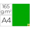 PAPEL COLOR LIDERPAPEL DIN-A4 165 GRAMOS VERDE PAQUETE DE 9 HOJAS