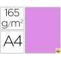 PAPEL COLOR LIDERPAPEL DIN-A4 165 GRAMOS LILA PAQUETE DE 9 HOJAS