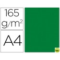 PAPEL COLOR LIDERPAPEL DIN-A4 165 GRAMOS VERDE ACEBO PAQUETE DE 9 HOJAS